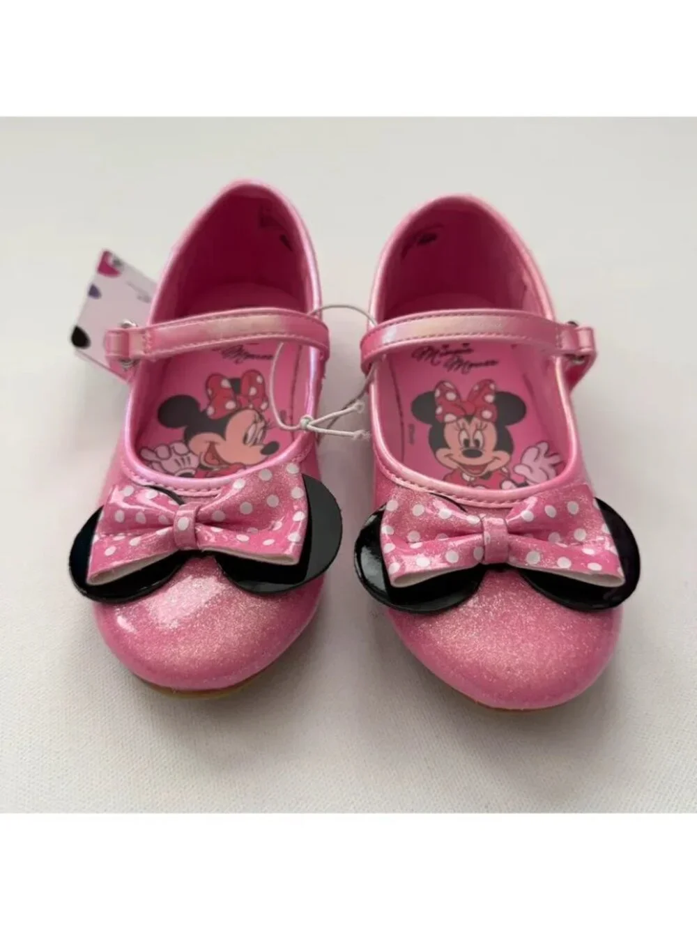 Minnie Toddler Girl Pink Flats Size 12